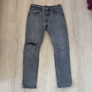 Levi's Women's Gray Straight Leg Jeans